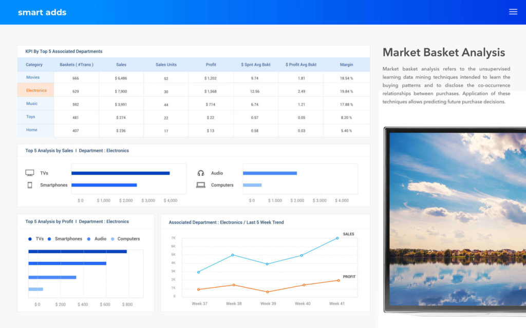 Advertising dashboard example 4