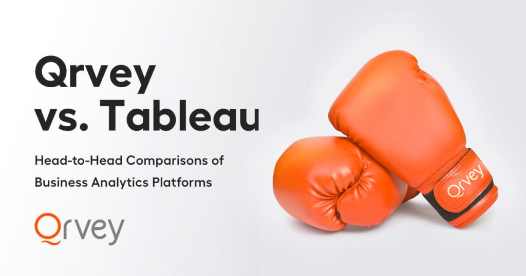Qrvey is selected over Tableau